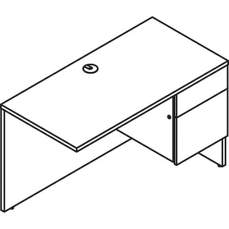 Groupe Lacasse Return, Right Exec, Linear Handle, B/F, 42inx24inx29in, Niagara LAS4LR2442FA